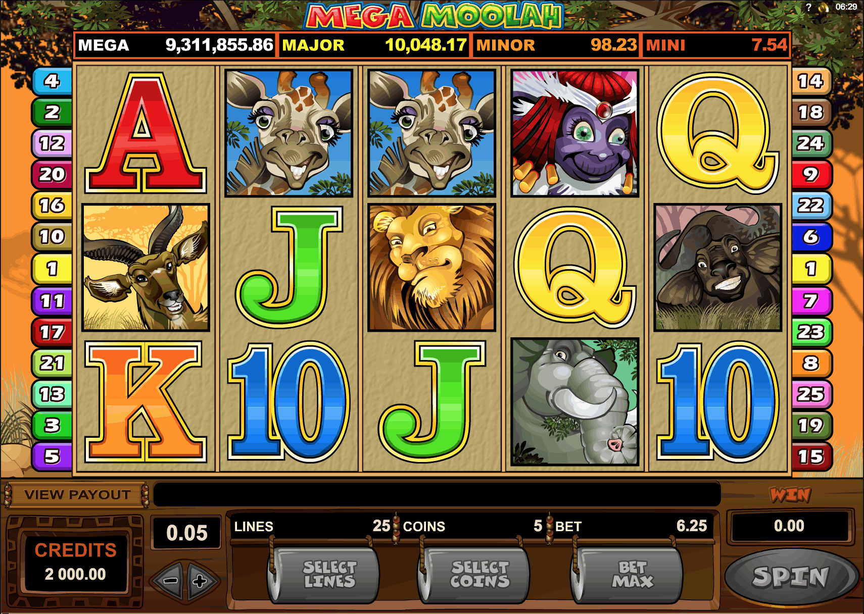 Mega Moolah bestcasino.ng